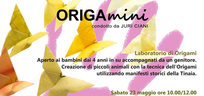 ORIGAmini - laboratorio di origami per bambini condotto da Juri Ciani
