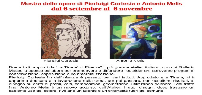 Mostra delle opere di Pierluigi Cortesia e Antonio Melis