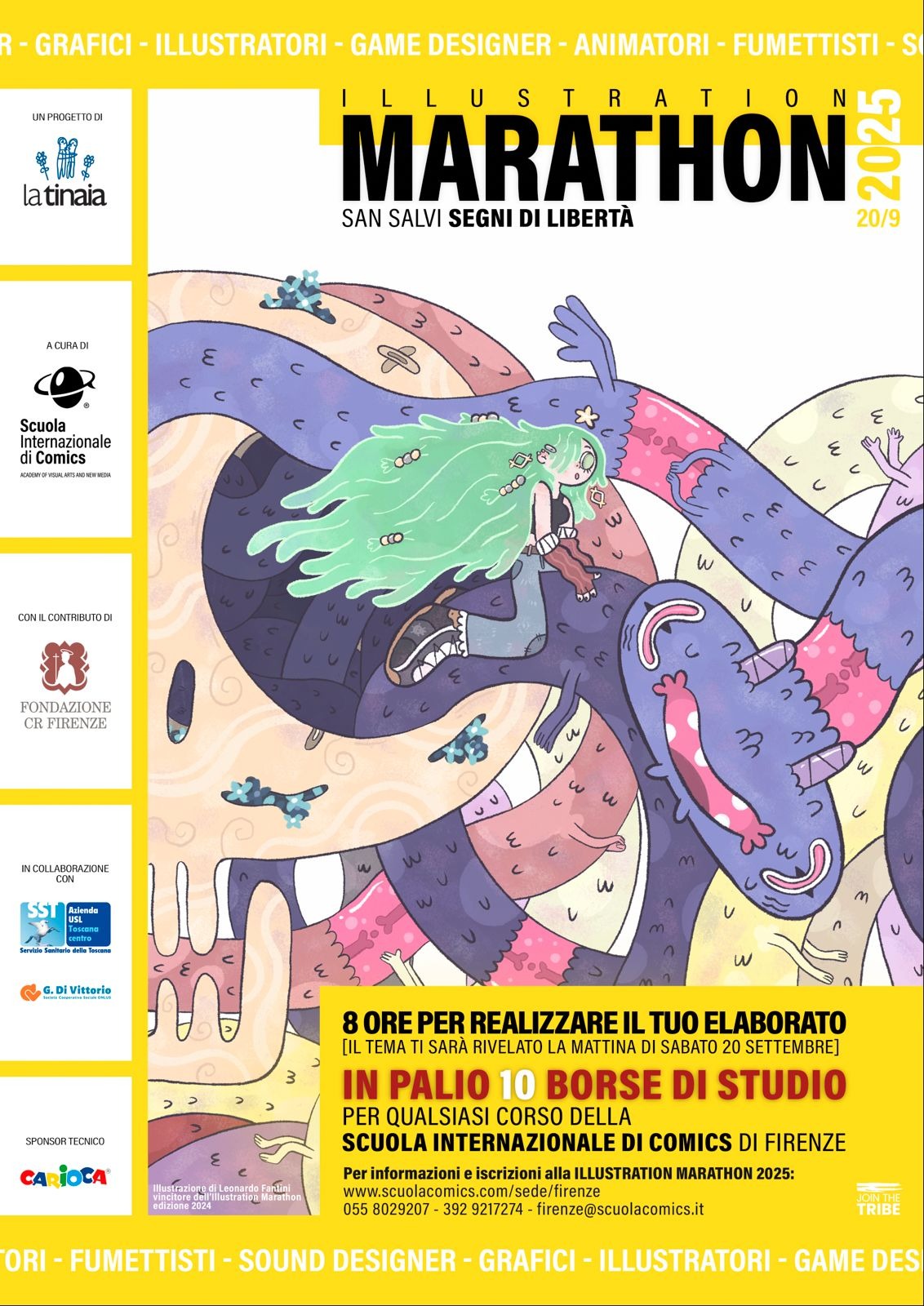 Illustrazione maratona